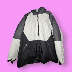 Athletic Works Grey Black Winter Ski Jacket Size 4X
